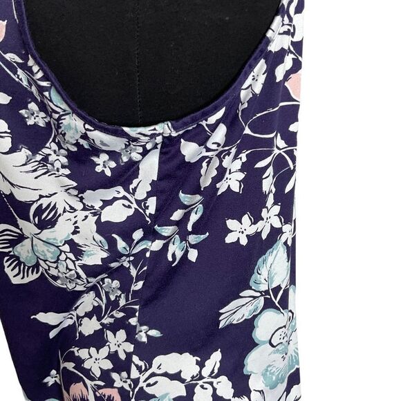 LINEA Donatella Racerback Floral Print Blouse Size M - Picture 10 of 15